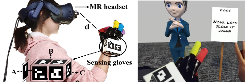 Teaching American Sign Language in Mixed Reality