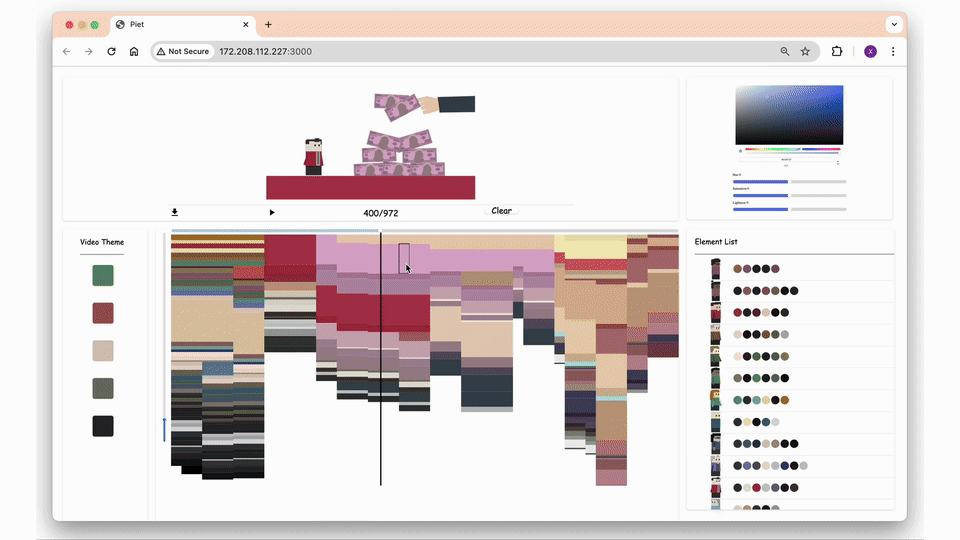 Piet: Facilitating Color Authoring for Motion Graphics Video